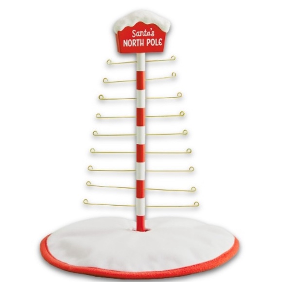 KOC Member Exclusive - North Pole Miniature Display Stand & Miniature Tree Skirt - Picture 1 of 4